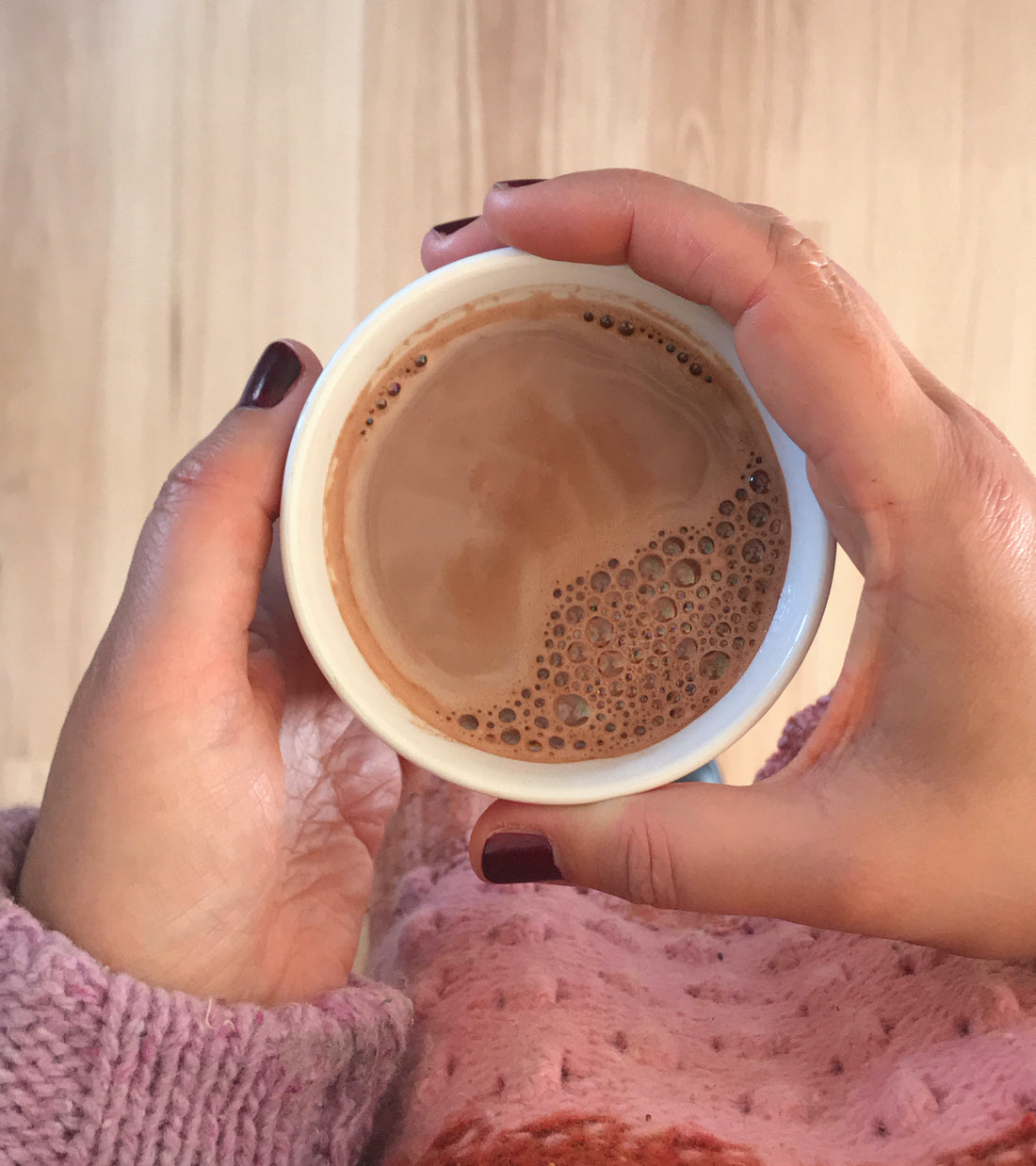 organic Nib and Noble hot chocolate