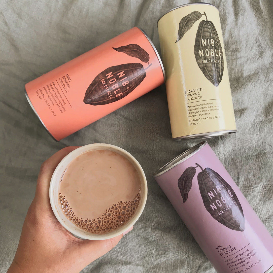Hot chocolate for reducing stress and anxiety
