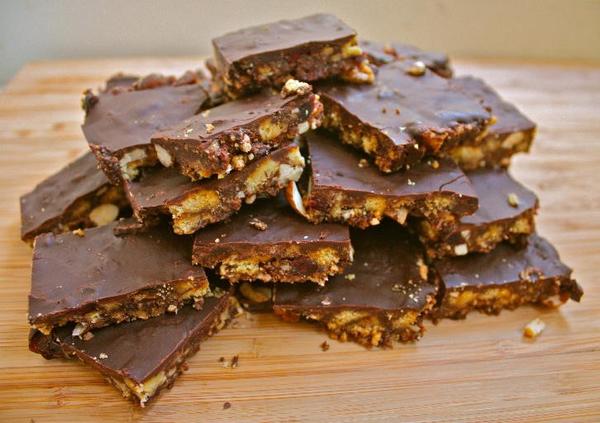 Drinking Chocolate Biscuit Slice