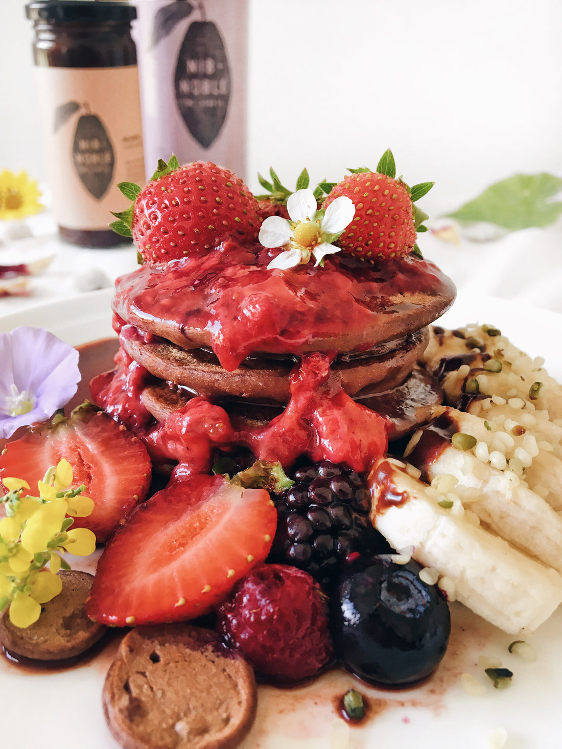 Festive Chocolate Madness Pancakes