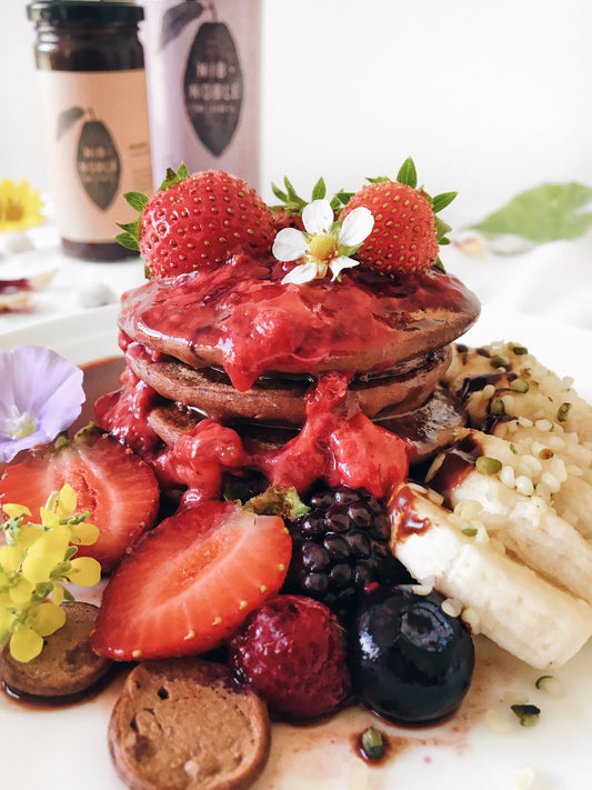 Festive Chocolate Madness Pancakes
