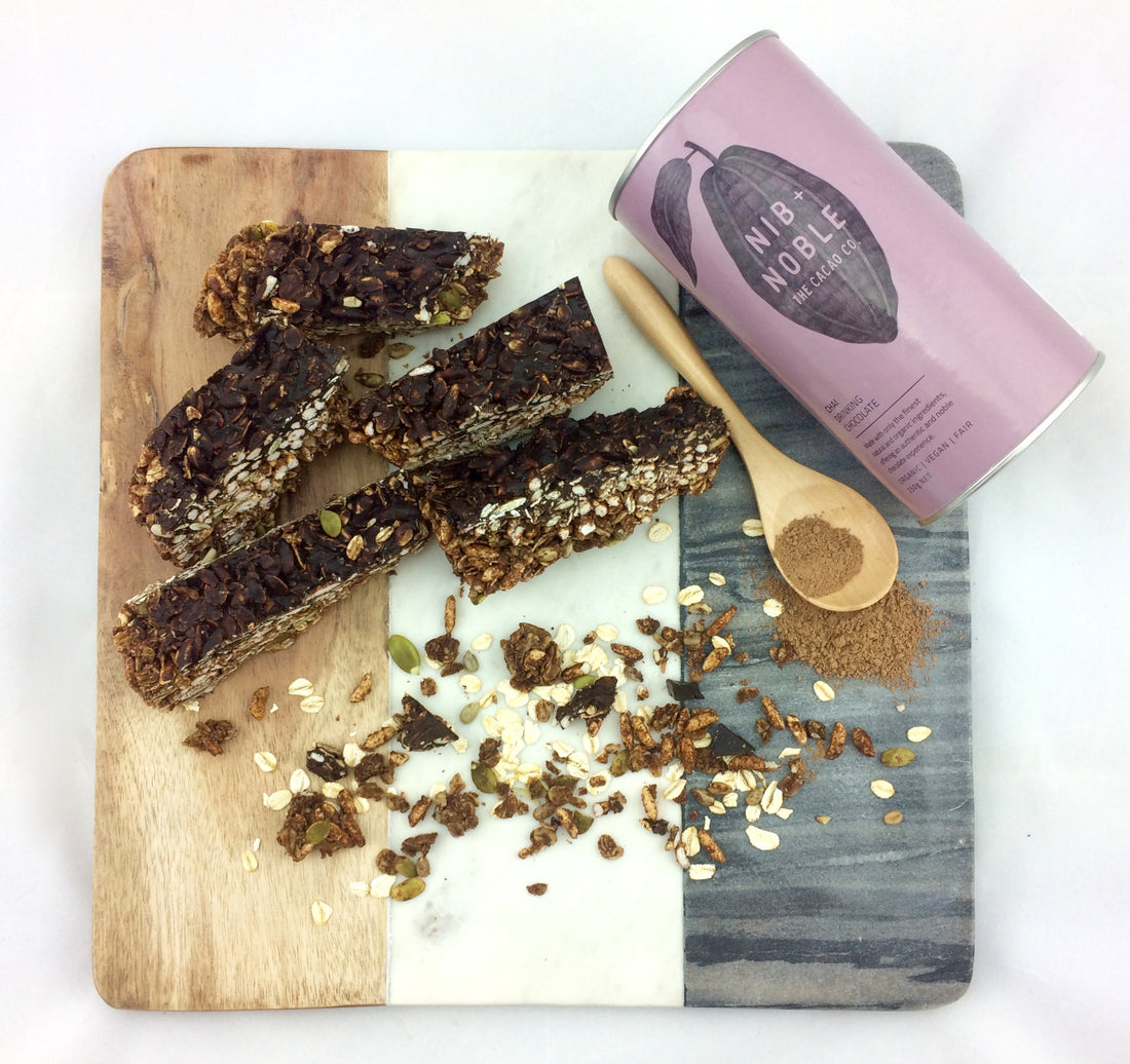 Organic Chocolate Chai Puffed Rice & Oat Slice
