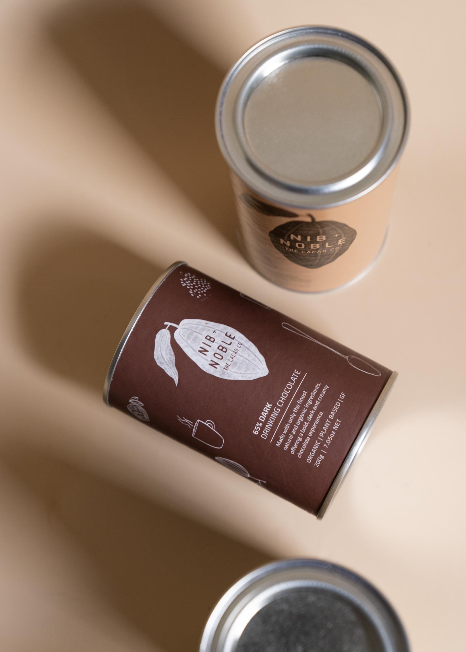 65% Dark Organic Drinking Chocolate - Nib and Noble