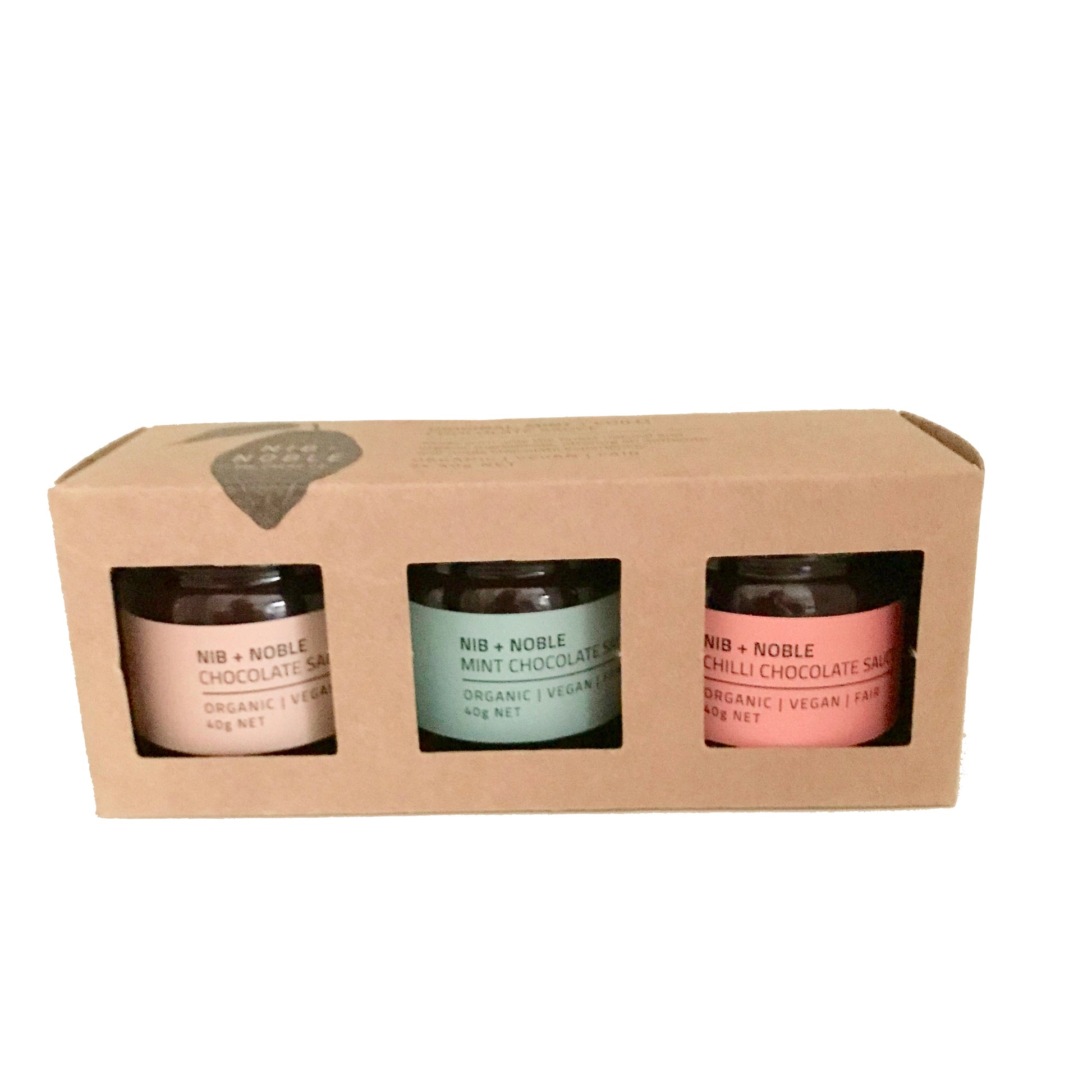 Organic Chocolate Sauce - Gift Box - Nib and Noble