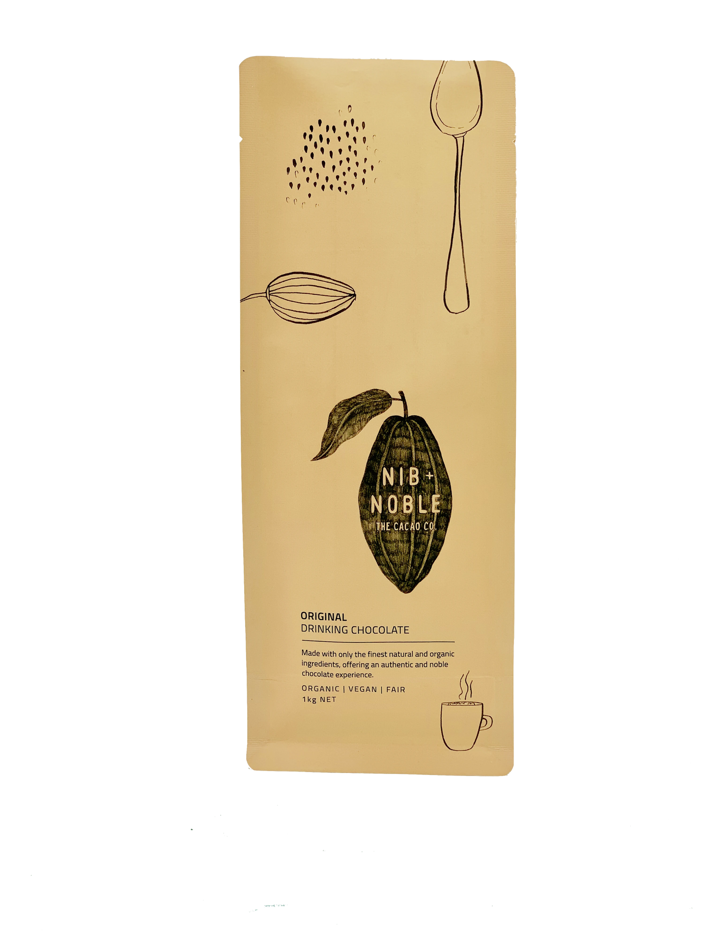 Original - Organic Drinking Chocolate - Nib and Noble